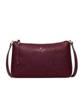 New Kate Spade Ginnie Crossbody Coated Canvas Grenache